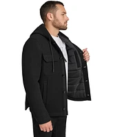 Calvin Klein Men's Hooded Shirt Jacket