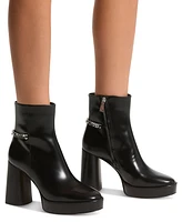 Michael Kors Women's Carlisle Chain-Detail High Heel Platform Booties