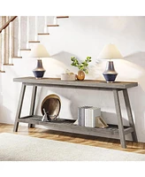 Tribesigns Farmhouse Console Entryway Table: 70.9 Inches Extra Long Console Table for Entryway, 2