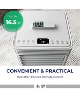 Sugift 10000 Btu Air Cooler with Fan and Dehumidifier Mode-White