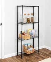 Honey Can Do 4-Tier Slim Profile Shelving Unit