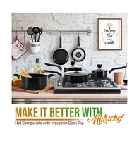 NutriChef Kitchenware Pots & Pans - Stylish Kitchen Cookware Set