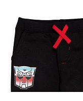 Transformers Boys Optimus Prime Bumblebee Fleece 2 Pack Pants to