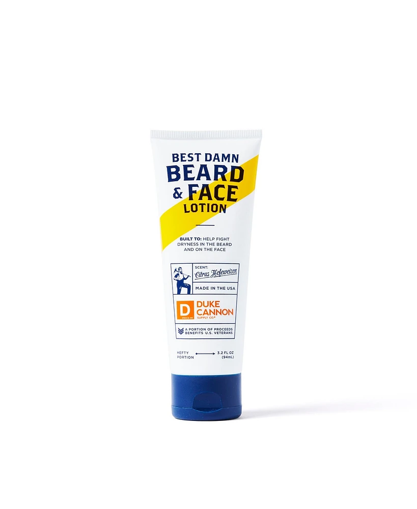 Duke Cannon Best Damn Beard and Face Lotion