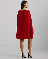 Lauren Ralph Women's Georgette Cape Dress