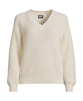 Lands' End Women's Drifter Balloon Sleeve Sweater