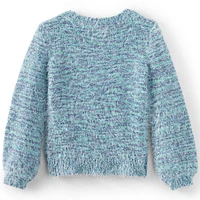 Lands' End Big Girls Plus Chenille Blouson Sleeve Sweater