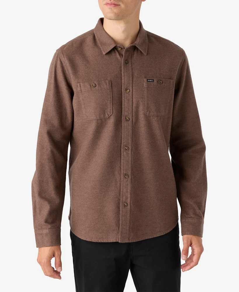 O'Neill Men's Breakwater Solid Flannel Shirt