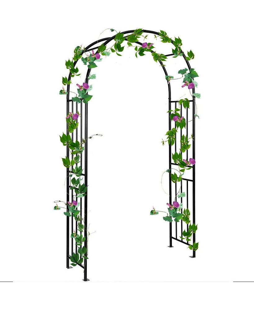 Skonyon 7.2 Feet Garden Decoration Climbing Plants Arch