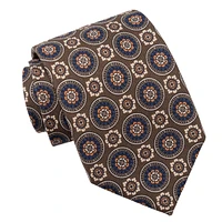 La Vigna - Printed Wool & Silk Tie for Men