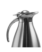 Megachef 2L Deluxe Stainless Steel Thermal Beverage Carafe for Coffee and Tea