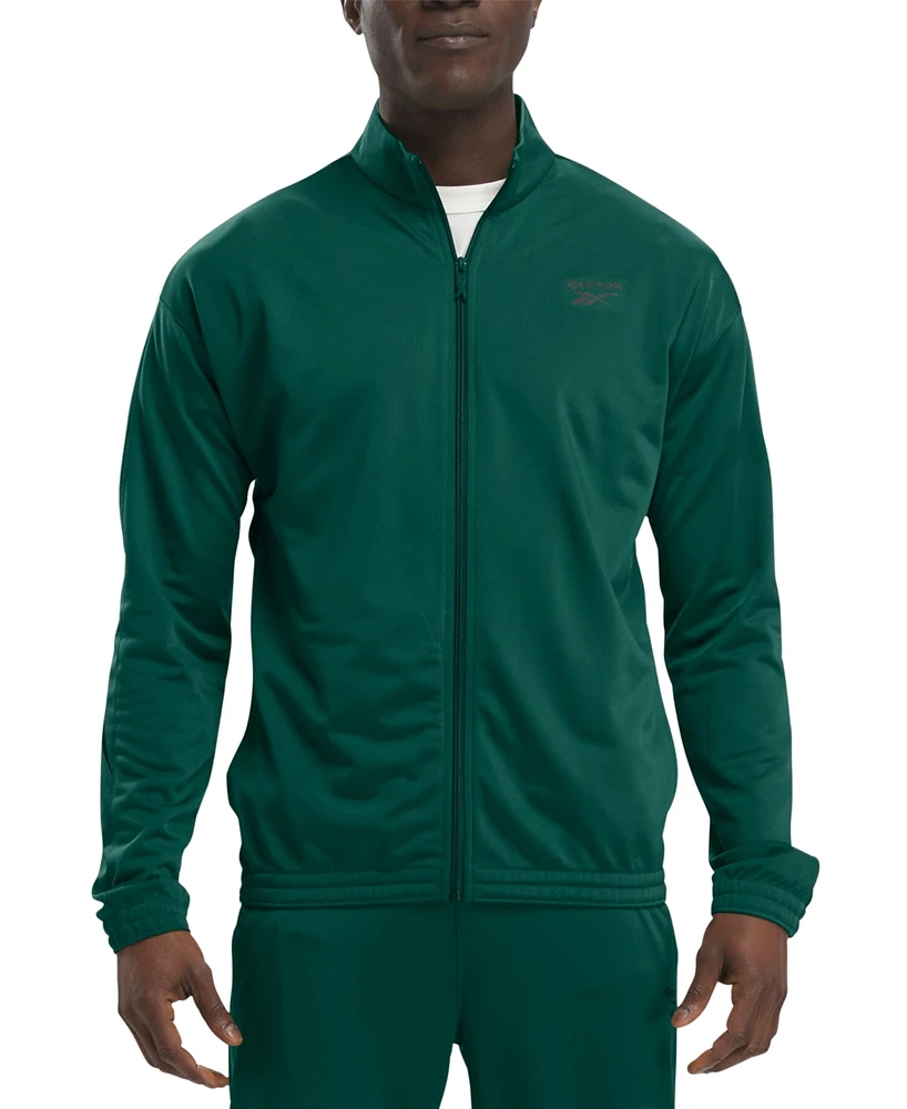 Reebok Men's Identity Vector Zip-Front Track Jacket