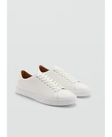 Mango Men's Lace-Up Panel Sneakers