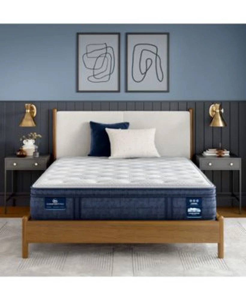 Serta Icomfortpro Dartmouth 15 Latex Foam Plush Pillow Top Mattress Set Collection
