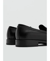 Mango Men's Aged-Leather Loafers