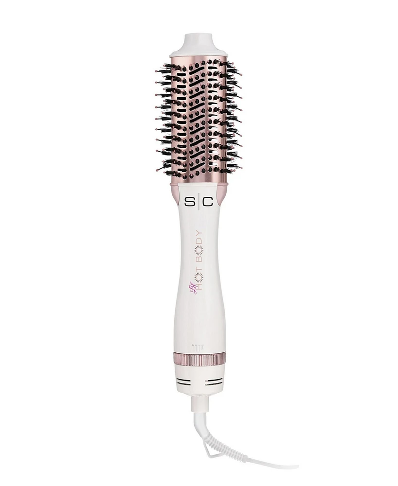 StyleCraft Professional Lil' Hot Body Blowout Brush - White/Rose