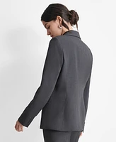 Dkny Women's Notch-Lapel Button-Front Long-Sleeve Jacket