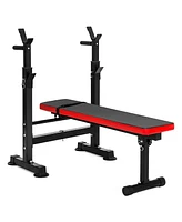 BalanceFrom Fitness Multifunctional Adjustable Workout Station w/ Squat Rack