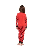 Miraculous Girls Ladybug Vesperia Rena Rouge Pullover Pajama Shirt and Pants Sleep Set to