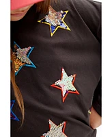 Desigual Girls Girls's Colorful stars T-shirt