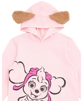 Paw Patrol Toddler Girls Fleece Cosplay Pullover Hoodie and Jogger Pants Outfit Set
