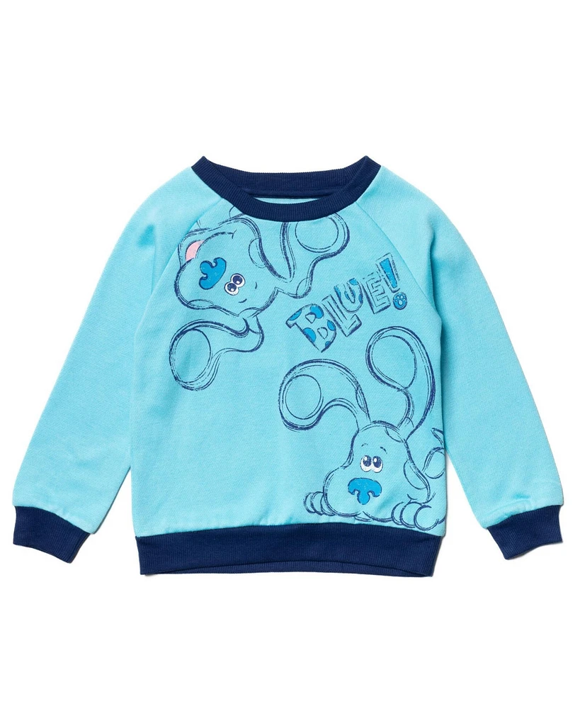 Blue'S Clues & You Baby Boys Blue's Clues & You! Baby Fleece Pullover Sweatshirt to