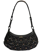 Sam Edelman Bay Crescent Chainlink Leather Small Shoulder Bag