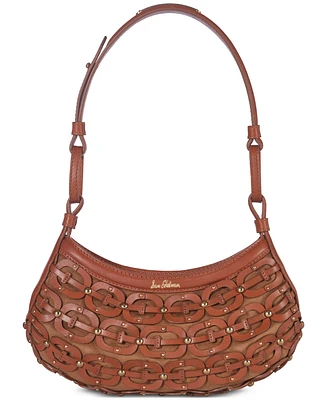 Sam Edelman Bay Crescent Chainlink Leather Small Shoulder Bag