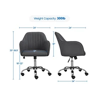 Yaheetech Modern Desk Chair Height-Adjustable Computer