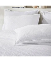 Ihi Home Indi Matelasse, Twin Coverlet, White