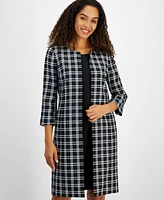 Le Suit Women's 3/4-Sleeve Topper Jacket & Sheath Dress Regular Petite Sizes