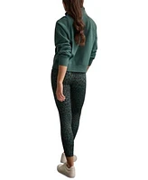 Dkny Sport Womens Half Zip Sweatshirt Printed Leggings