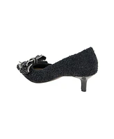 BCBGeneration Women's Dovi Bow Kitten Heel Dress Pumps