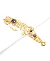 Nectar Nectar New York 18K Gold Plated Shekinah Beaded Bracelet