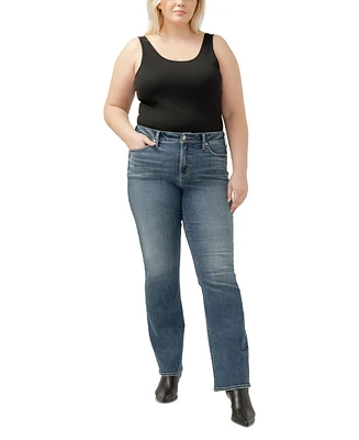 Silver Jeans Co. Plus Suki Curvy-Fit Slim Bootcut