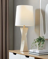 LumiSource 27" Ceramic Grandview Gallery Curvo Square Table Lamp