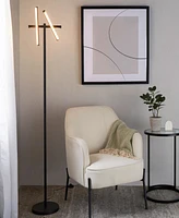 Lumisource 65" Metal Icicle Swivel Floor Lamp