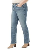 Silver Jeans Co. Plus Elyse Mid-Rise Comfort-Fit Slim Bootcut