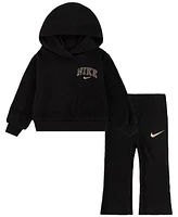 Nike Toddler Girls Swoosh Spirit Cozy Rib Knit Set, 2-Piece Set