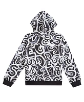 Guess Big Boy Hooded Long Sleeve with All Over Print Sweatshirt