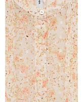 Mango Women's Floral Print Shirt