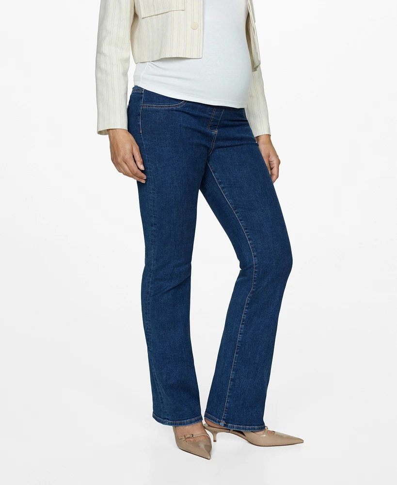 Mango Women's Maternity Flared Jeans