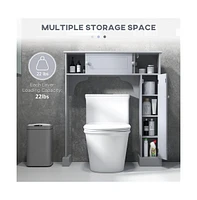 Slickblue Gray Bathroom Storage Cabinet – Sleek and Practical Organizer for Stylish Bathroom Storage