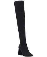 Jeffrey Campbell Parisah Block-Heel Pointed-Toe Over-the-Knee Dress Boots