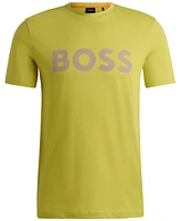 Boss by Hugo Men's Rubber-Print Logo T-Shirt