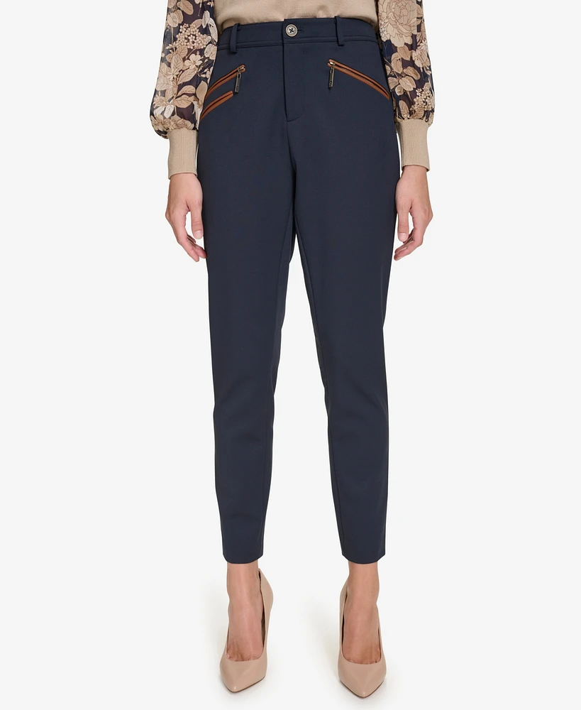 Tommy Hilfiger Women's Slim-Fit Mid-Rise Ankle Pants