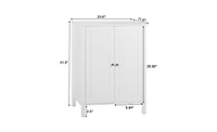 Slickblue Double Door Bathroom Cabinet with Storage Stylish & Functional Organizer