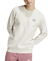 adidas Men's Feel Cozy Essentials Classic-Fit Embroidered Logo Fleece Sweatshirt