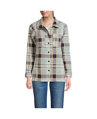 Lands' End Women's Tall Anyweather Fleece Shirt Jacket