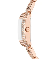 Michael Kors Women's Emery Three-Hand Rose Gold-Tone Stainless Steel Watch 22mm